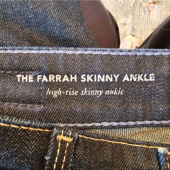 AG Adriano Goldschmied high rise skinny ankle, like new! Sz 25 with 29" inseam - Picture 2 of 8